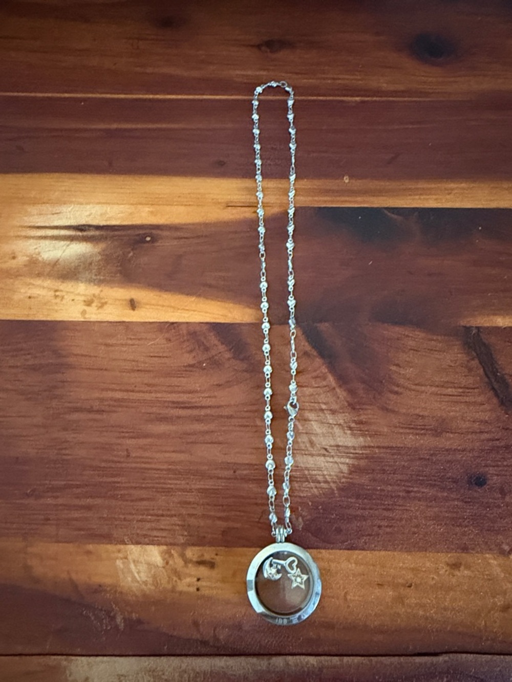 Silver Star & Moon Pendant Necklace - Women Jewelry